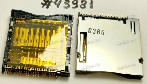 Разъём 3IN1 CR SOCKET CONN, 22P, SMT (Asus p/n: 12G340002209)
