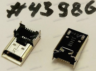 Разъём MICRO USB CON 5P 2.225CH R/A (Asus p/n: 12012-00024600) ACON MUC4F-536203