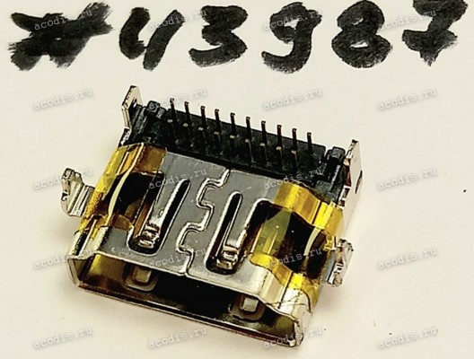 Разъём HDMI CON 19P 0.5MM 1.6CH SUNK (Asus p/n: 12022-00041800) SINGATRON 2HE1664-010111F