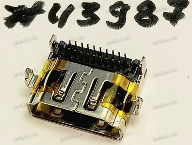 Разъём HDMI CON 19P 0.5MM 1.6CH SUNK (Asus p/n: 12022-00041800) SINGATRON 2HE1664-010111F
