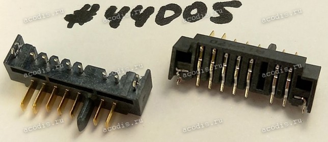 Разъём BATT CON 7P 6.7H,M,R/A,DIP (Asus p/n: 12020-00060200)