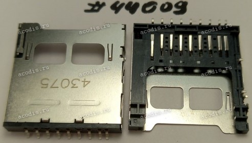 Разъём SD SOCKET 11P,2.5MM,SMT (Asus p/n: 12023-00070300)