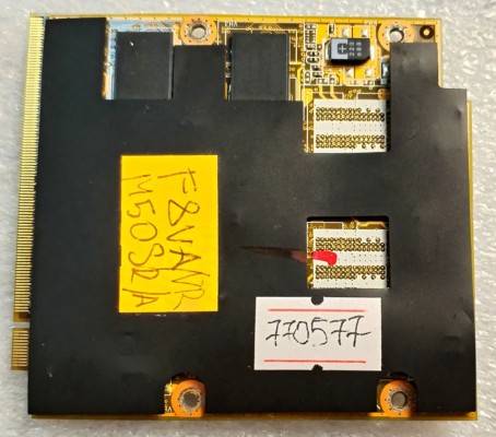 Video BAD - под восстановление (возможно даже живые) Asus F8VA M50SR (S8A1237-01412, 69N040V10A21-A21) F8V M86 DDR2 VGA BOARD REV: 1. 1, 08G2018FV11Q, ATI 216-0707005, 4 чипа Qimonda HYB18T512161B2F-25 WVH46263