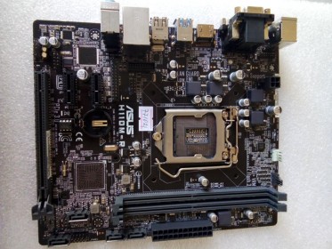 MB BAD - донор Asus H110M-R REV. 1.01 (074928-02377-MB0QN0-A0K) MSIP-REM-MSQ-H110M-R снят мост