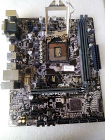 MB BAD - донор Asus H110M-PLUS REV. 1.04 (891668-02779-MB0PN0-A09 2002) MSIP-REM-MSQ-H110M-PLUS снят мост