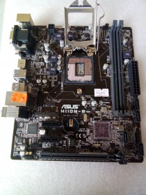 MB BAD - донор Asus H110M-R REV. 1.01 (830247-01784-MB0QN0-A0A 1802) MSIP-REM-MSQ-H110M-R снят мост