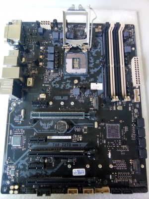 MB BAD - донор Asus TUF Z270 MARK 2 REV. 1.01 (910164-00644-MB0ST0-A03-0505) MSIP-REM-MSQ-TUFZ270MK2 cнят мост, погнуты контакты сокета