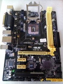 MB BAD - донор Asus HB1M-C (014321-03274-MB0GT0-C0E 3501) MSIP-REM-MSQ-H81M-C снят мост, погнуты  контакты сокета