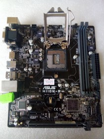 MB BAD - донор Asus H110M-R REV. 1.01 (825204-08260-MB0QN0-A0A 1802) MSIP-REM-MSQ-H110M-R снят мост