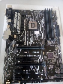 MB BAD - донор Asus PRIME H270-PLUS REV. 1.02 (915386-02034-MB0S90-A05 0316) MSIP-REM-MSQPH270-PLUS снят мост, нет защелки сокета