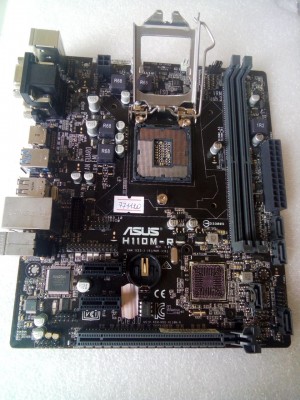 MB BAD - донор Asus H110M-R REV. 1.01 (832545-10379-MB0QN0-A0A 1802) MSIP-REM-MSQ-H110M-R снят мост