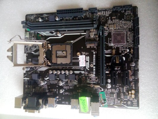 MB BAD - донор Asus PRIME B250M-K REV. 1.01 (067406-05840-MB0T10-A08 0809) MSIP-REM-MSQ-PB250-M снят мост, погнуты контакты сокета