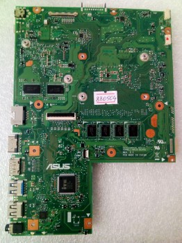 MB BAD - донор Asus X540LJ MB._4G (90NB0B10-R000A0, 60NB0B10-MB1701-212) DAXKADMB6A0 REV. 2.1, nVidia N16V-GM-B1, 4 чипа Micron 6PK77 D9PTD MT41J128M16JT-093G:K, 8 чипов Micron 6TN77 D9RVX - снято CPU