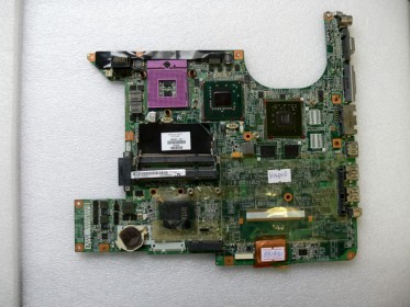 MB BAD - донор HP Pavilion dv6500, dv6600, dv6700, dv6800, dv6900 (460900-001 PPS10011ZVPVZG 31AT3MB00A0) DA0AT3MB8F0 REV:F, Intel SLA5Q NH82801HBM, nVidia G86-730-A2, 4 ЧИПА HYNIX HY5PSP61621A FP-25