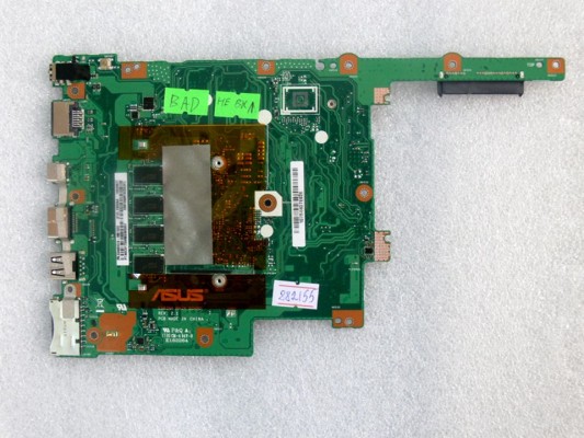 MB BAD - донор Asus E502NA MAIN_BD._4G (90NB0DI0-R00030, 60NB0DI0-MB1520 (212)) E502NA REV. 2.1, 4 чипа Micron 6SN45 D9SDD MT41K256M16LY-107:N, 4 чипа Micron 6SN75 D9SDD MT41K256M16LY-107:N - снято CPU