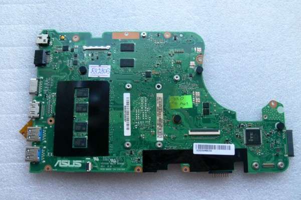 MB BAD - донор Asus X555BP MB._8G (90NB0D30-R00040, 60NB0D30-MB1210 (202)) X555QG REV. 2.0, AMD 216-0856080, 4 чипа SK hynix H5TC4G63CFR, 8 чипов SEC 731 K4A8G08, снято CPU