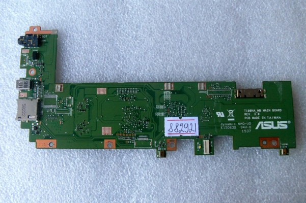 MB BAD - донор Asus T100HAN MAIN_BD._2G (90NB0740-R00030, 60NB0740-MB2430 (301)) T100HA_MB REV. 3.0, 2 чипа SEC 531 K30F1F10EMAGCE, eMMC Samsung 531 K3QF1F1, снято CPU