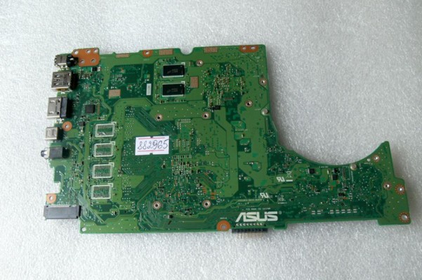 MB BAD - донор Asus UX310UQ MB._4G (90NB0CL0-R00030, 60NB0CL0-MB1301 (203)) UX310UV REV. 2.0, 2 чипа Micron 6QN45 D9SMP MT41J256M16LY-091G:N, 2 чипа 6QN77 D9SMP MT41J256M16LY-091G:N, снято CPU и GPU