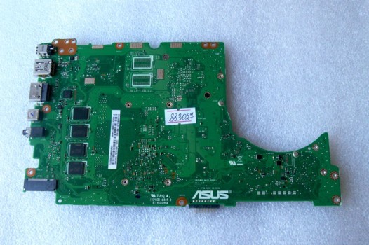MB BAD - донор Asus UX310UAK MB._4G (60NB0CJ0-MB1900 (205)) UX310UV REV. 2.0, 8 чипов Micron 7GB75 D9TGG MT40A512M8RH-083E:B, снято CPU, GPU