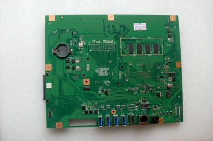 MB BAD - донор Asus V221ID MAIN_BD_J3355_4G (60PT01Q0-MB1C05) V221IC REV. 2.0, 8 чипов Micron 6SP47 D9SHD MT41K256M16TW-107:P, снято CPU, GPU