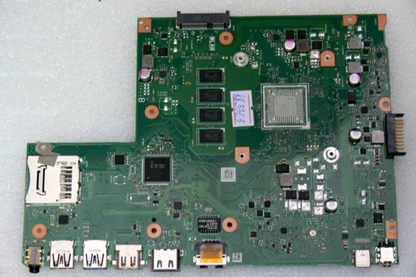 MB BAD - донор Asus X540YA MAIN_BD._4G (60NB0CN0-MB6500) X540YA REV.3.0., 8 чипов SK hynix H5TC4G63CFR 730A - снято CPU