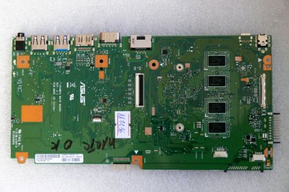 MB BAD - донор Asus X540SAA MB._4G (90NB0B30-R00021, 60NB0B30-MB3030-210) X540SA REV. 2.1., 4 чипа SK hynix H5TC4G63CFR 635V, 4 чипа SK hynix H5TC4G63CFR 636V - снято CPU