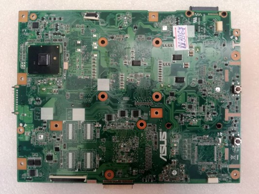 MB BAD - донор Asus K52JR MB_0M (60-NZMMB1000-A02) K52JR REV. 2.0., Intel SLGZS BD82HM55, ATI 216-0774007, 4 чипа Samsung K4W1G1646E-HC12 - снято что-то