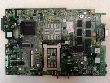 MB BAD - донор Asus K50IJ MB_0M REV. 2.0., Intel SLB8Q AF82801IBM, 16 чипов NANYA NT5TU128M8DE-AD - снято что-то