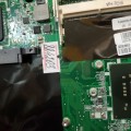 MB BAD - под восстановление (возможно даже рабочая) Lenovo ThinkPad SL510 (FRU: 63Y2102) DAGC3AMB8H0 (8L) REV: H, Intel SLB8Q AF82801IBM, Intel SLB94 AC82GM45 - снято что-то