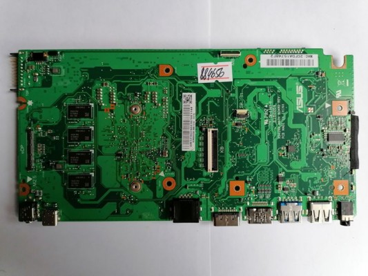 MB BAD - донор Asus X541NA MB._4G (90NB0E80-R00010, 60NB0E80-MB1230 R213) X541NA REV. 2.1, 8 чипов SEC 728 K4B4G16 - снято CPU