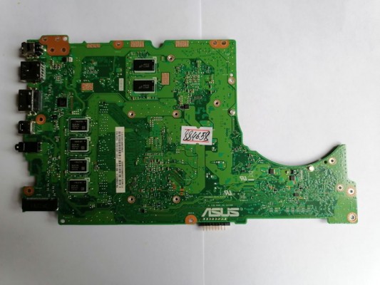 MB BAD - донор Asus UX310UQ MB._4G (90NB0CL0-R00070, 60NB0CL0-MB1501 (201)) UX310UV REV. 2.0., nVidia N16S-GTR-S-A2, 4 чипа Micron D9SMP, 8 чипов SEC 637 K4A4G08 - снято CPU