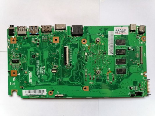 MB BAD - донор Asus X541NA MB._4G (90NB0E80-R00020, 60NB0E80-MB1520 R212) X541NA REV. 2.1, 8 чипов SEC 725 BYK0 K4B4G16 - снято CPU