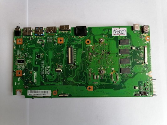 MB BAD - донор Asus X541NA MB._4G (90NB0E80-R00010, 60NB0E80-MB1900 R212) X541NA REV. 2.1, 8 чипов SEC 737 K4A8G08 - снято CPU