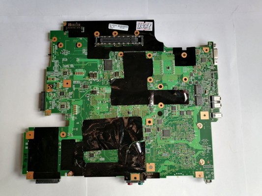 MB BAD - донор Lenovo ThinkPad T500 MB C0R5D-9 (FRU: 60Y3764, 11S63Y1156) ATI 216-0683008, Intel SLB94 AC82GM45, Intel SLB8Q AF82801IBM, 4 чипа HYNIX H5RS5223CFR