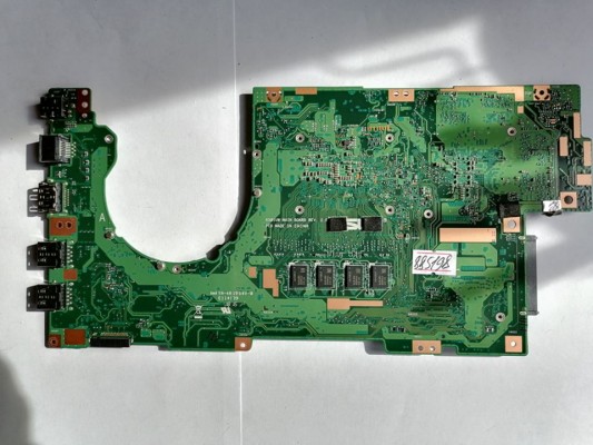 MB BAD - донор Asus K501UQ MB. (90NB0BQ0-R00040, 60NB0BQ0-MB1010-206) Asus K501UW MB. REV. 2.0, nVidia N16P-GX-A2, 4 чипа Samsung K4G41325FC-HC03, 8 чипов SEC 625 K4A8G08 - снято CPU