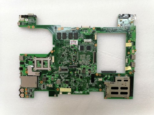 MB BAD - донор Asus U3SG MB. (60-NQGMB2000-A01) U3SG REV:2.0., P/N 08G2003UG20I, nVidia G86-635-A2, Intel SLA5T LE82GM965, Intel SLA5Q NH82801HBM, 4 чипа Qimonda HYB18T512161B2F-25, 8 чипов Nanya NT5TU64M16BM-3C