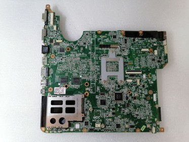 MB BAD - донор HP Pavilion dv5-1000 MB. (31QT8MB0010, 482324-001) DA0QT8MB6G0 REV: G, ATI 216-0707011, AMD 215-0674034, AMD 218S7EBLA12FG, 4 чипа Qimonda HYB18T512161B2F-20