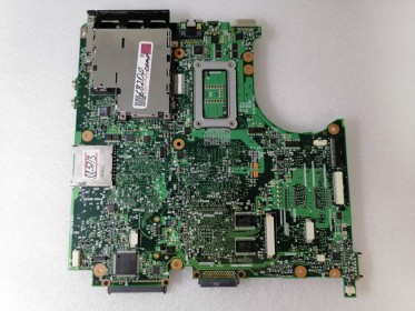 MB BAD - донор HP Compaq 6520s, 6820S MB. (6050A2137801-MB-A02, 456613-001) ATI 216PTAVA12FG, Intel NH82801HBM SLA5Q, Intel LE82PM965 SLA5U, 4 чипа Hynix HY5PS561621A FP-25 739A