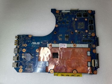 MB BAD - под восстановление Asus G551JW MB._0M/I7-4720HQ/AS (V2G) (90NB08B0-R00010, 60NB08B0-MB5000) N551JM REV. 2.0, nVidia N16P-GX-A2, HUB, 8 чипов Samsung K4G20325FD-FC03 - была рабочая материнка, но понадобился проц - снято CPU