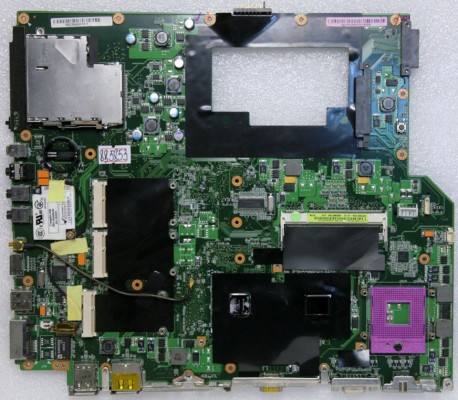 MB BAD - донор Asus A7S, G2S MAIN_BD._0M/PENRYN/NB9/AS R2.1(V256M-INF) (EN*63297) (60-NQEMB1000-A13) A7S P/N:08G27AS0021J REV:2.1., Intel SLB9A, nVidia G84-625-A2, Intel LE82PM965 SLA5U, 4 чипа Qimonda HYB18H512321BF-14