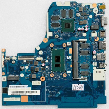 MB BAD - под восстановление Lenovo IdeaPad 310-15IKB (P/N: 5B20N72213) CG413 CG513 CZ513 NM-A981 REV: 1.0., Intel Core i5-7200U - SR2ZU, nVidia N16V-GM-B1, 4 чипа SK hynix H5TC4G63CFR, 4 чипа SEC 710 K4A8G16