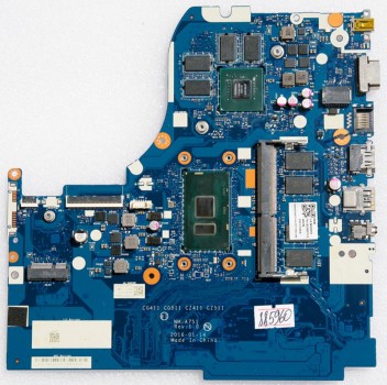 MB BAD - под восстановление Lenovo IdeaPad 310-15ISK (P/N: 5B20N87019) CG411 CG511 CZ411 CZ511 NM-A751 REV: 1.0., Intel Core i3 6006U - SR2UW, nVidia N16V-GM-B1, 4 чипа SEC 701 K4W4G16, 4 чипа Micron D9SRL