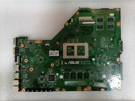 MB BAD - под восстановление Asus X55VDR MAIN_BD._4G/AS (U3+U2) (90R-N5OMB1300U, 60-N5OMB1300-E04, 60-N5OMB1302-F03, 60-N5OMB1302-F04, 60-N5OMB1302-(F04)) X55VD REV. 2.2, nVidia N13M-GE6-S-A1, Intel SLJ8E, 8 чипов Elpida TWN J1108BFBG-DJ-F, 8 чипов Elpida