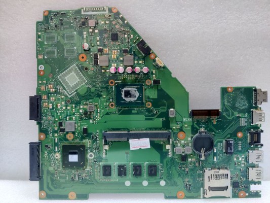 MB BAD - донор Asus X550CC MAIN_BD._4G, X550CC REV.2.0, SLJ8E, SRVQ, 4 ЧИПОВ SKHYNIX H5TC2G83EFR PBA 335A, 8 чипов ELPIDA J4208EFBG-GNL-F