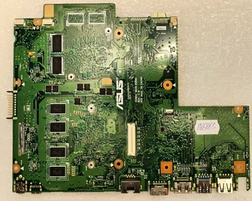 MB BAD - донор Asus X540SCA (60NB0B20-MB2001-200), X540SC REV. 2.0., nVidia N15V-GL1-KB-A2, ENE KB902FQ C NH651275 GCA161118, RealTek RTD2168 G910QG1 GG4DF, RealTek ALC3251 GCG07P1 GG52A3, 4 ЧИПА MICRON 6UK17 D9PTD, 8 чипов SK hynix H5TC4G63CFR