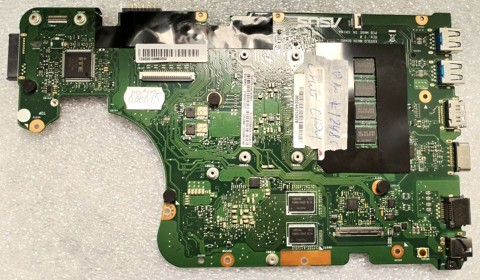 MB BAD - донор Asus X555LD (60NB0620-MB2502 (202)), X555LD MAIN BOARD REV. 2.0, nVidia N15V-GM-S-A2, ITE IT8585E 1425-FXA SC1P5A, 4 ЧИПА Samsung K4W4G1646D-BC1A, 8 чипов SEC 422 BYKO K4B4G0846D, снято CPU