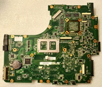 MB BAD - под восстановление Asus N53DA (60-N4IMB2000, 31KJ6MBJN20) N53DA MAIN BOARD REV. 2. 0, AMD 216-0610005, AMD 215-0752007, AMD 218-0697020, 8 чипов Samsung K4W1G1646G-BC11