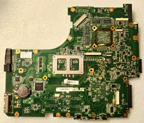 MB BAD - под восстановление Asus N53DA (60-N4IMB2000, 31KJ6MBJN20) N53DA MAIN BOARD REV. 2. 0, AMD 216-0610005, AMD 215-0752007, AMD 218-0697020, 8 чипов Samsung K4W1G1646G-BC11