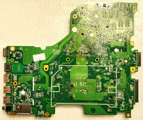 MB BAD - под восстановление Acer Aspire E5-573 (NBMVM11001526288BF7600) MODEL: ZRT DA0ZRTMB6D0 REV: D, nVidia N16V-GM-B1, ITE IT8987E 1427-BXA SC1SBA, 4 чипа MICRON 5IE17 D9PZM