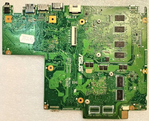 MB BAD - под восстановление Asus X540SC (60NB0B20-MB1001-204, 31XKAMB00X0, QCCXKA0XC62000066) X540SC MAIN BOARD REV. 2. 0, Intel SR29E, nVidia N15V-GL1-KB-A2, 4 чипа MICRON 6GKI7 D9PTD, 8 чипов SK hynix H5TC4G63CFR, сколы на GPU